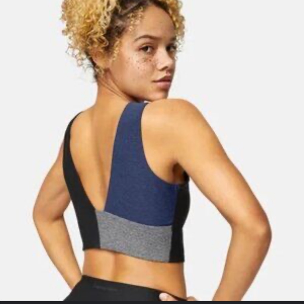 OUTDOOR VOICES venus tank crop colorblock sport-bra exercise pilates yoga top S
